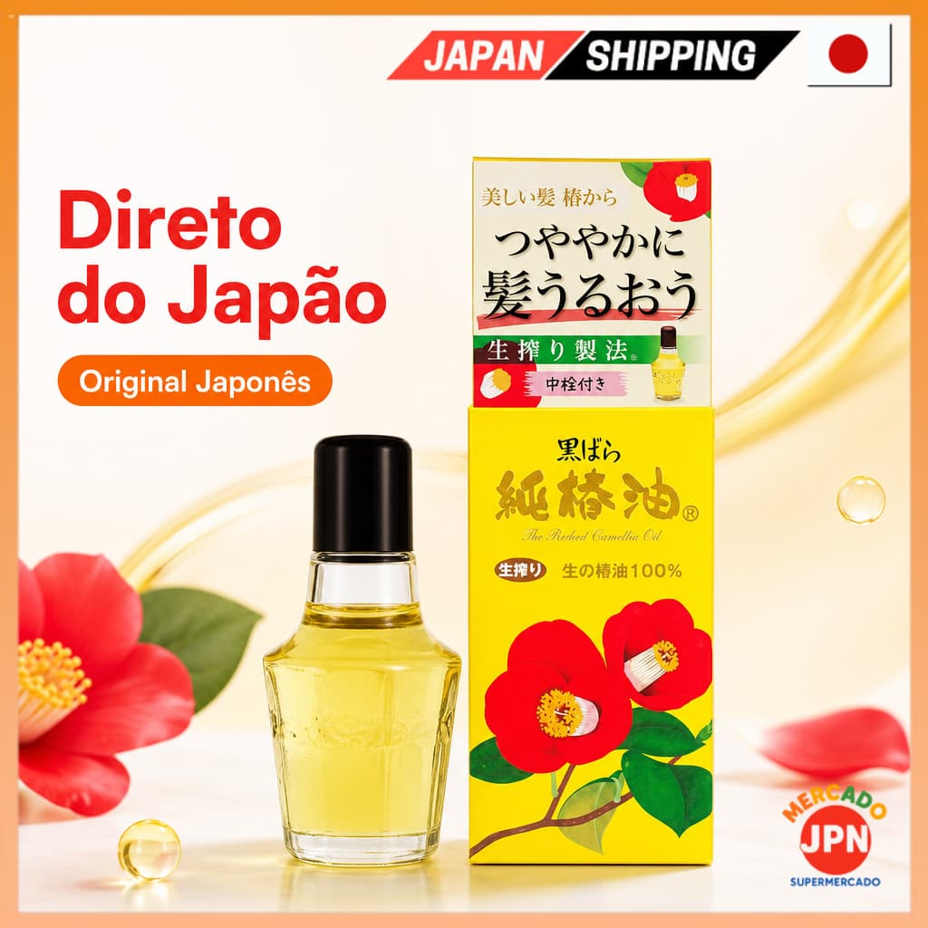 Kurobara Honpo Pure Camellia Oil 100% Camellia Oil Hair e Multi Oil Leave-in Treat Direct from JAPAN