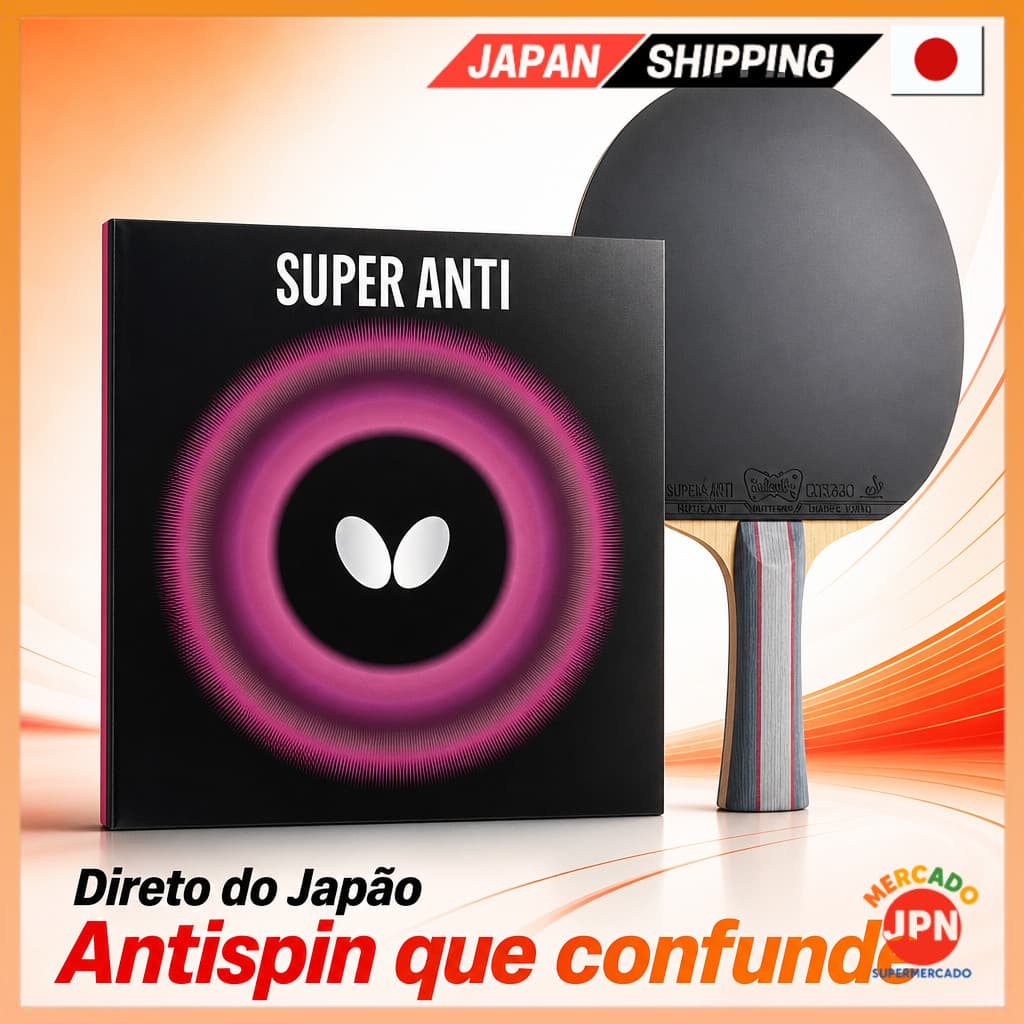 Butterfly Borracha Super Anti Vermelho 05030 006 A (Atsu) Direct from JAPAN