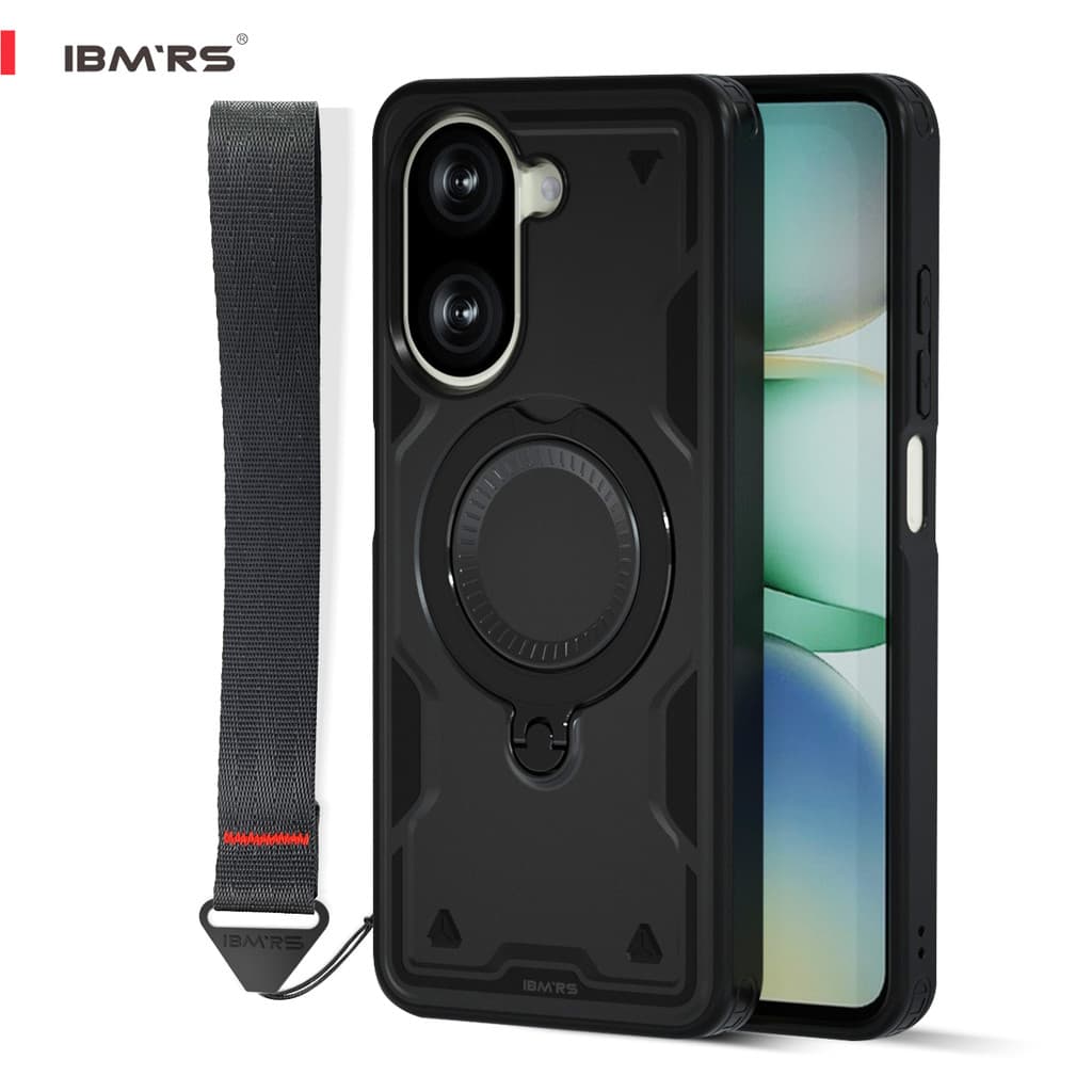 Para Redmi Xiaomi Poco C85x/C81 Pro Caso De Telefone À Prova De Choque Com Suporte E Cordão , PC + TPU Dupla Camada Arma