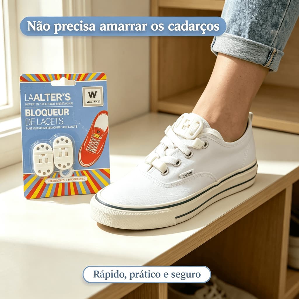 trava de cadarço para tênis esportivos, fechos para calçados sem cadarço, fivelas de cadarço rápido.