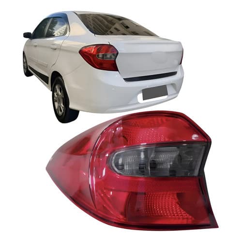 Lanterna Esquerda Ka Sedan 2015 2016 2017 2018 Esquerdo/motorista Vermelho