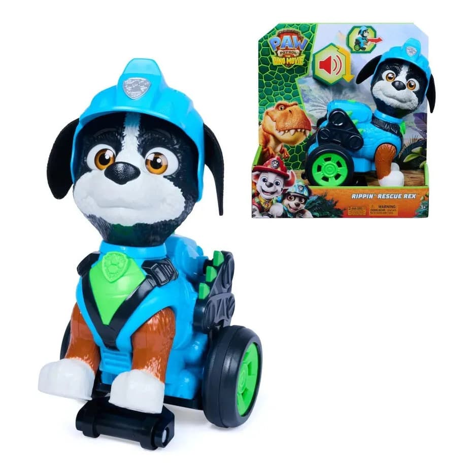 Brinquedo Patrulha Canina Dino Movie Rex Sunny