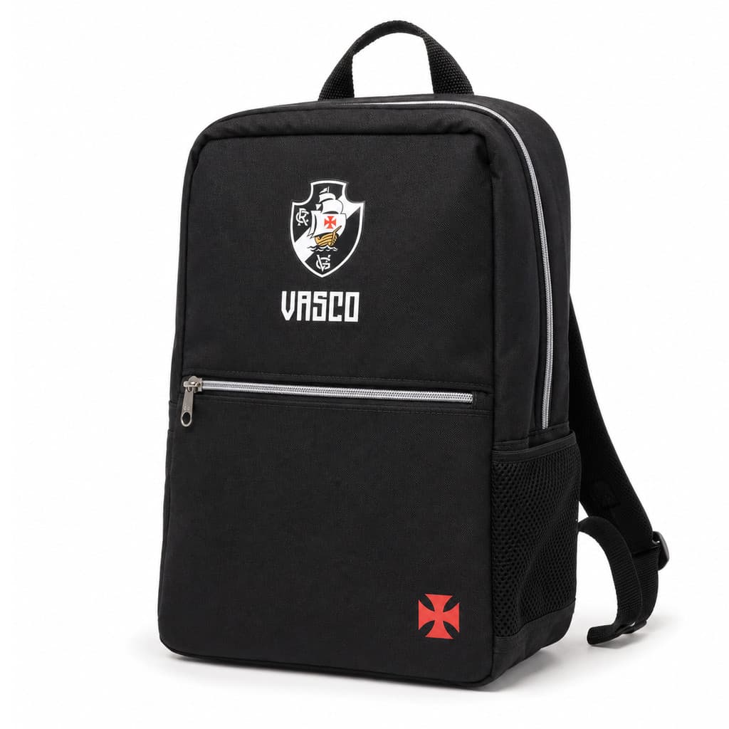 Mochila Vasco da Gama Licenciada CRVG Escolar Trabalho 19L