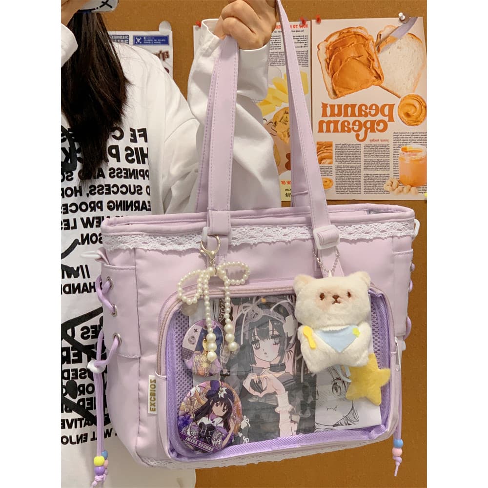 Série roxa saco de dor feminino grande capacidade Zhao Lusi concerto saco suporte periférico bolsa de ombro saco do mens