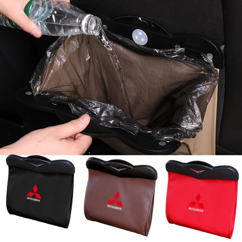 Saco de Lixo para Carro, Lixeira para Mitsubishi Outlander I200 Colt Eclipse Cross Mirage Lancer Carisma Asx, Acessórios