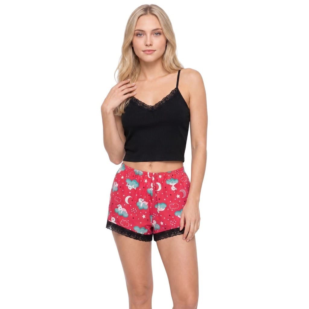 Pijama Baby Doll Feminino Cropped Canelado Alca Fina Renda Short Suede Adulto G GG M Leve Macio Casa
