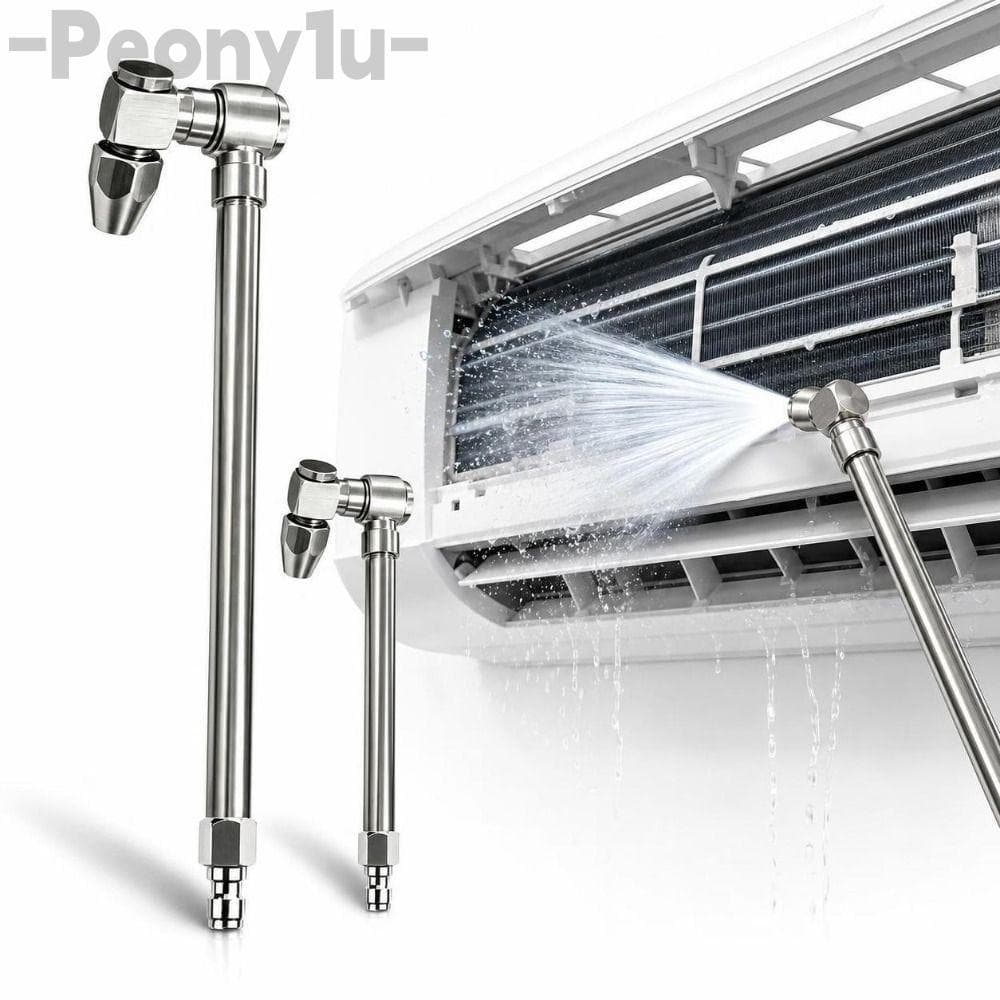 Bicos De Limpeza De Bobina HVAC PEONY , Varinha Ar Condicionado Em Spray Grande Angular De Conexão Rápida De 1/4 "