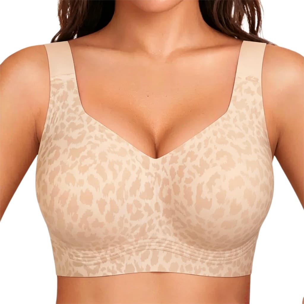 Sutiã Xcutting Plus Size Feminino Invisível com Suporte Macio e Bojo Completo, Confortável para Uso Diário.