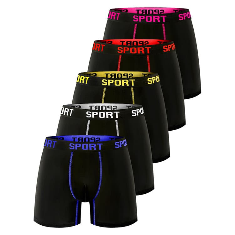 Cuecas boxer masculinas de tamanho grande, fornecimento direto da plataforma no exterior, cuecas boxer Extra longas