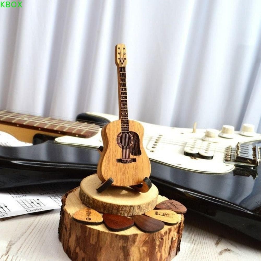 KBOX Caixa De Palheta De Guitarra , Tamanho Portátil , Acessório Armazenamento De Palhetas , Estojo Em Formato