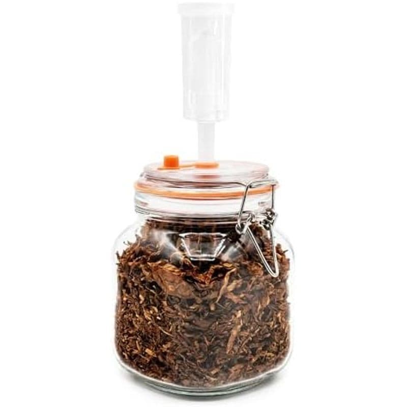 Frasco De Vidro Para Armazenamento De Tabaco Com Tampa Selada , Recipiente Grande | design De Segura , Adequado Organiza