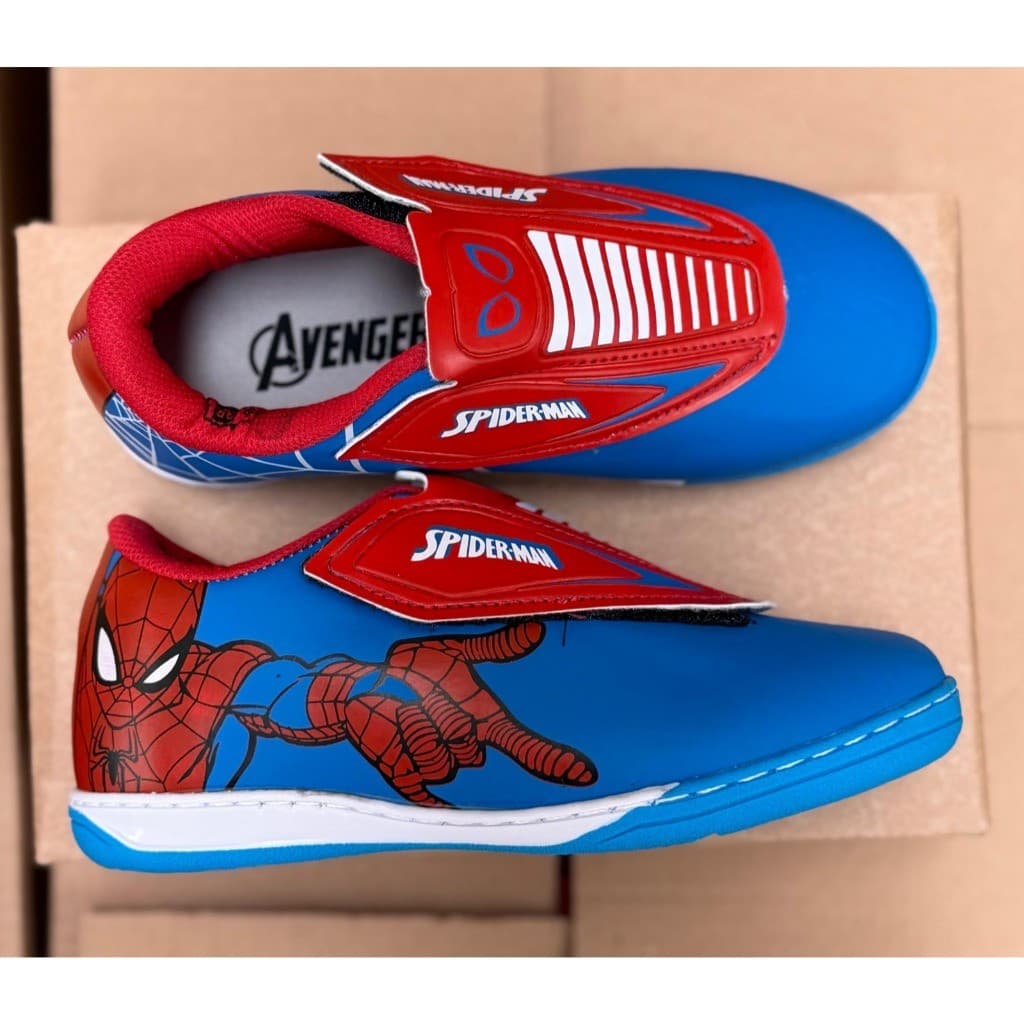 Tenis Infantil Menino Chuteira Futsal Homem Aranha Confortavel Macia Promoçao 26 ao 33