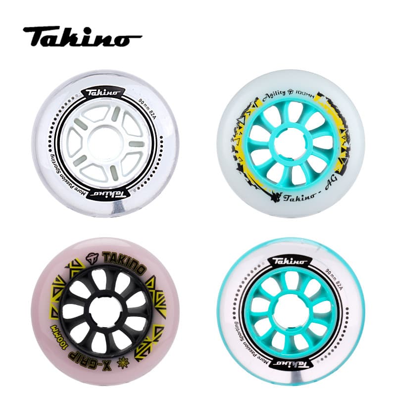 Takino profissional sapatos de Skate velocidade pilha roda lichia AG roda XG roda doces piso de madeira velocidade 90 10