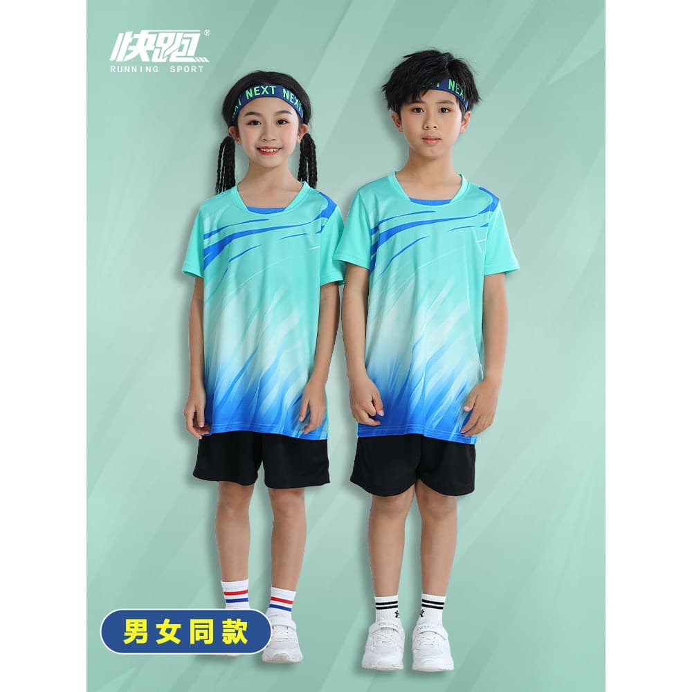 Crianças uniforme de Badminton terno treinamento uniforme da equipe feminina crianças meninas tênis de mesa camisa menin