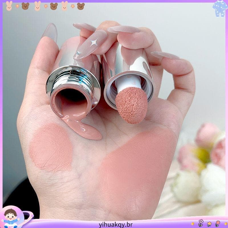 Venda quente saturado líquido Blush brilho Natural Nude fosco atmosfera expansão melhorar psiquiatra brilho veludo