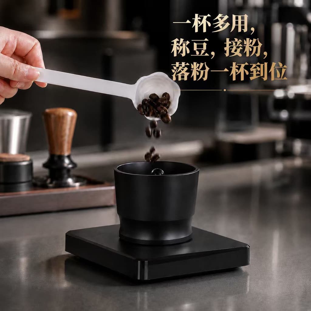 Moedor de pó receptor copo solto cheiro copo 51/58mm italiano mão fermentação acessórios café em pó receptor anel recept