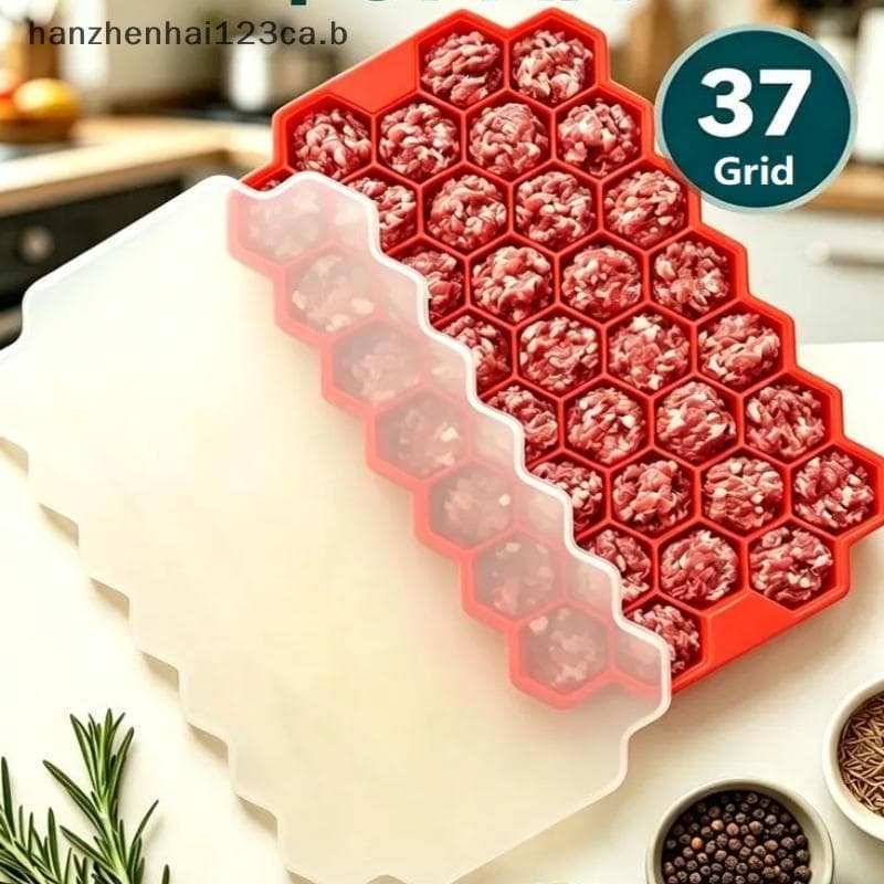 HAN 37 Grade De Silicone Fabricante De Almôndegas Shaker Molde Reutilizável Não-Sti Para Carne Peixe Bolas De Arroz Acam