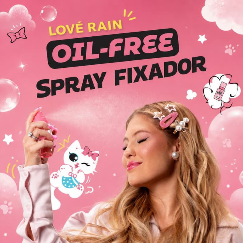 Bruma Fixadora Oil Free OMG! - Lové Rain Cosméticos HB-3081