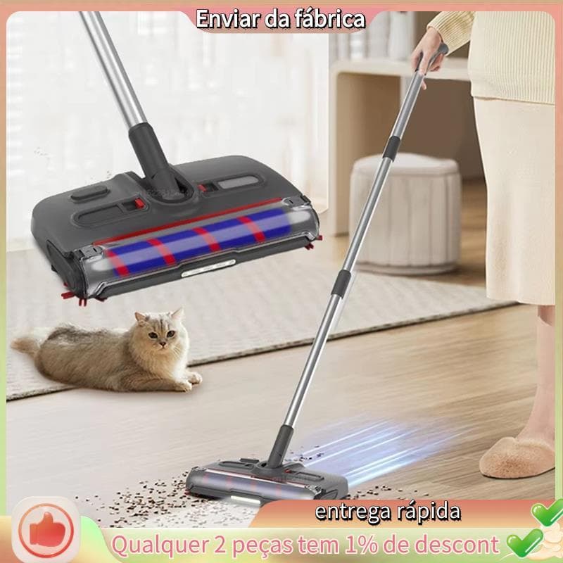 Vassouras Elétricas Portáteis , Limpador De Piso De Carpete Portátil , Sem Fio , Recarregável , Máquina De Limpeza Rotat