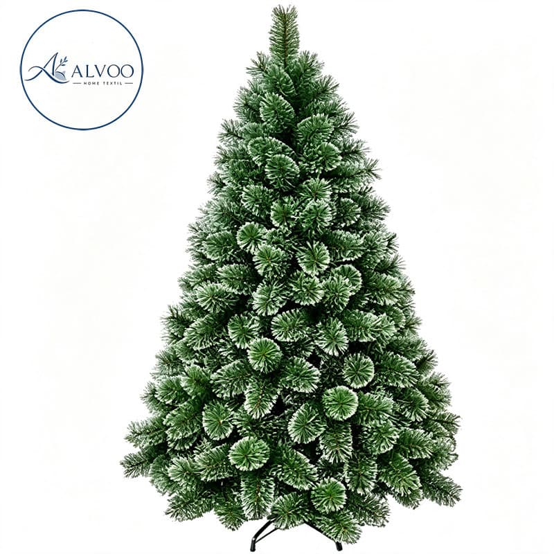 Árvore De Natal Pinheiro 1.5m/1.8m/2.1m 300 Galhos Verde Pontas Nevada Luxo Decoração