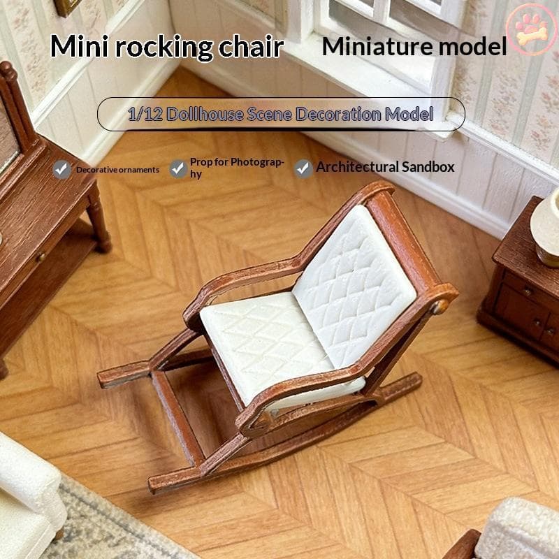 Carro Cadeira De Roing Em Miniatura 1 12 Escala Casa De Bonecas Modelo Reclinável Artesanato Realista Para Decoração De