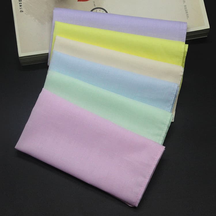 Lenço pequeno lenço de cor sólida senhoras lenço DIY pintura lenço gravata feixe branqueamento tingimento algodão puro 5
