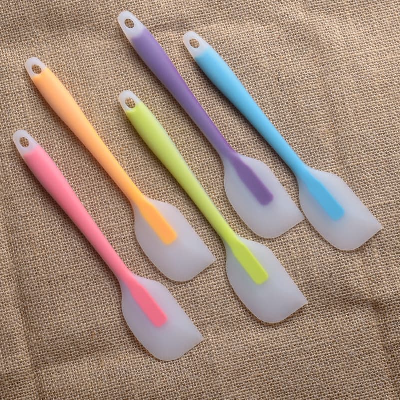 Espátula de silicone pequena translúcida integrada espátula de silicone bolo espátula bolo espátula ferramenta de silico