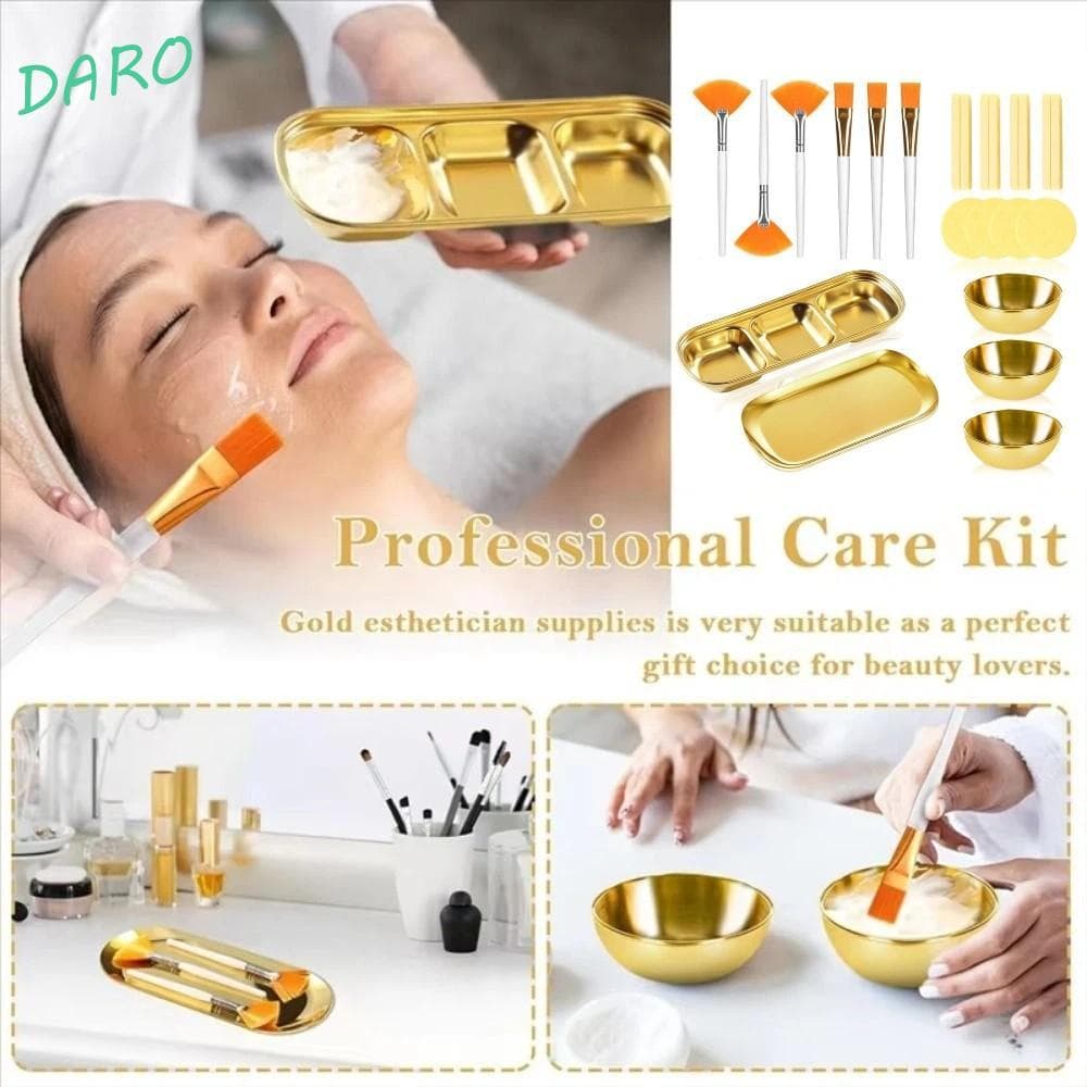 Conjunto De Cuidados Com A Pele Facial DARO , Tigelas De Mistura , Kit De Ferramentas De Beleza De Aço Inoxidável , Esco