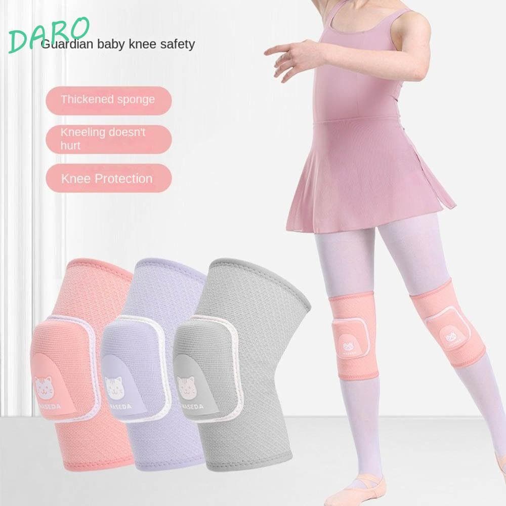 DARO 1 Par De Joelheiras Esportivas Infantis , Joelheira Infantil Anticolisão Respirável , Antiderrapante