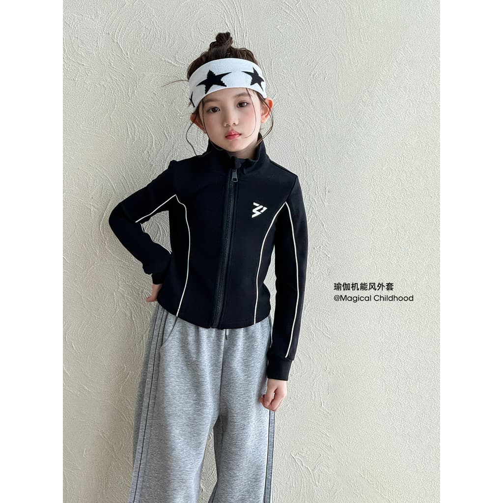 Meninas jaqueta primavera outono estilo 2026 novo estilo moda roupas infantis meninas estilo coreano topos uniformes esc