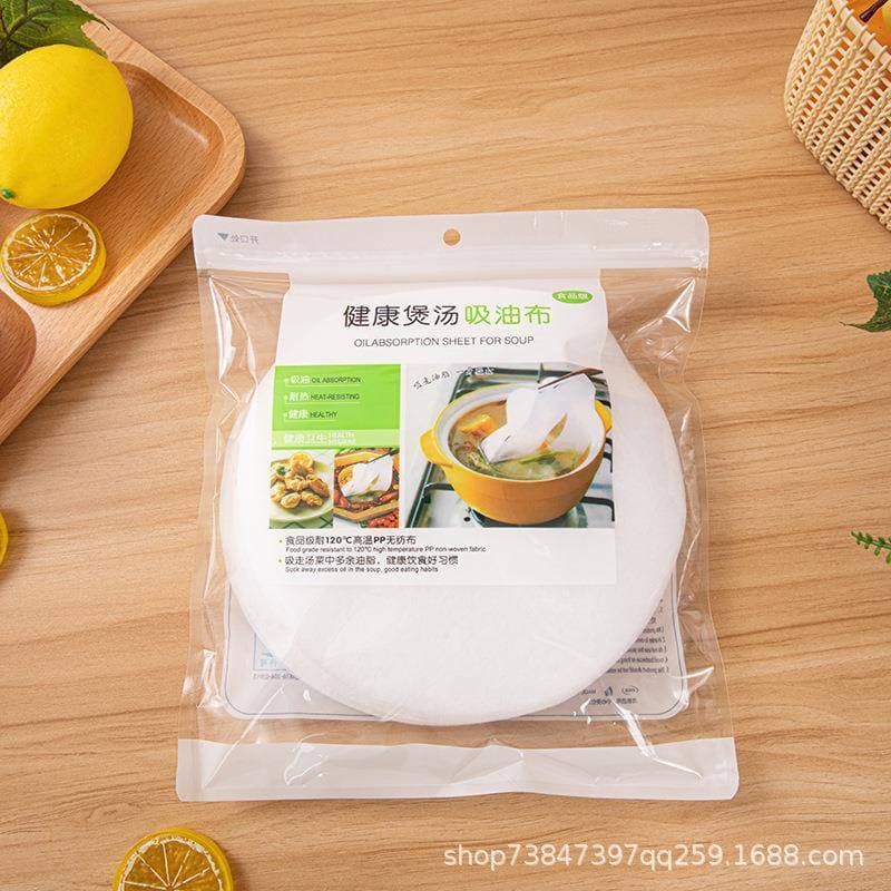 [Estilo de venda quente TikTok] Sopa de papel absorvente de óleo Alimentos Dedicado Cozinha Ensopado de ebulição Óleo de
