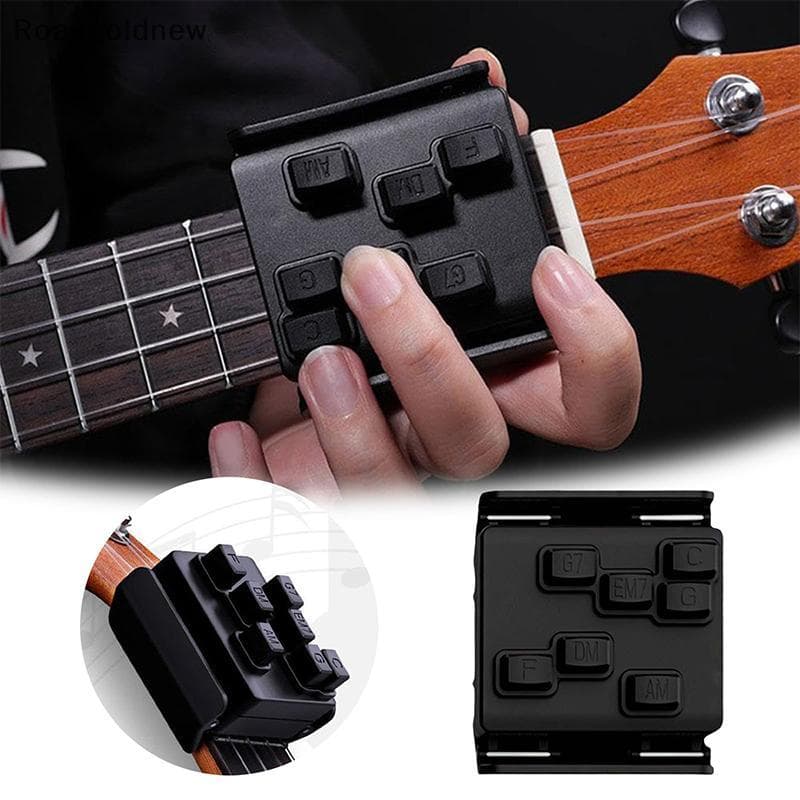 RGN Ukulele Chord Presser Trainer Para Iniciantes Aid Easy Press Kit Ferramenta De Aprendizagem Assistida Por Acordes Ac
