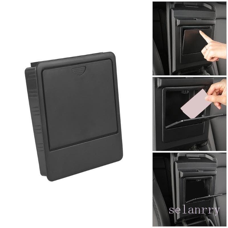 selanrry Organizador Invisível Para Interior Carro, Caixa Armazenamento Oculta, Espaço Privacidade Seguro, B