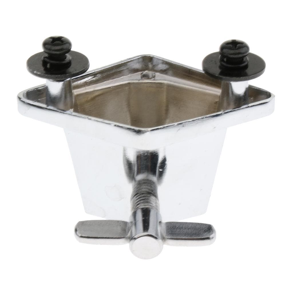 [mcpdwt] Suporte De Montagem De Perna Tom De Piso Cromado Para Peças De Reposição De Instrumentos Drum
