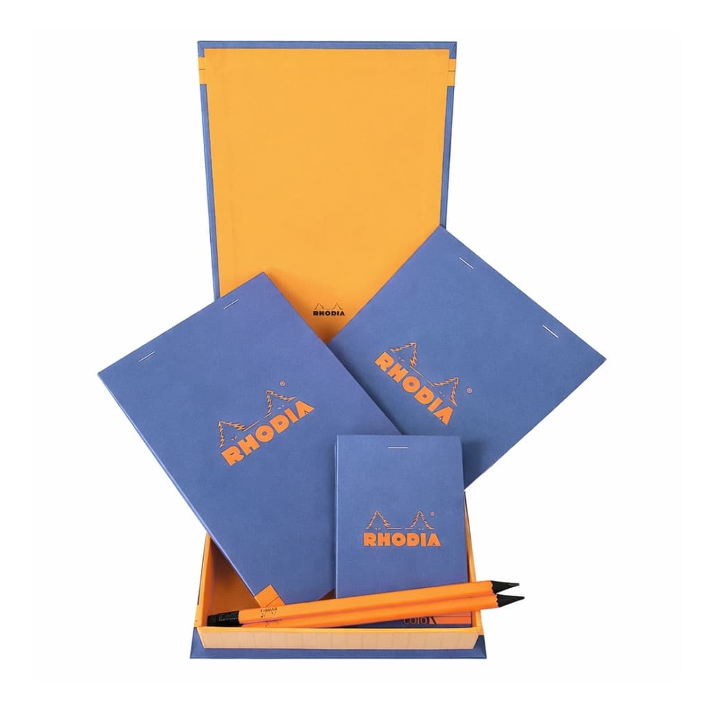 Kit Essential Color Box Blue com 5 Unidades Rhodia - 92968C