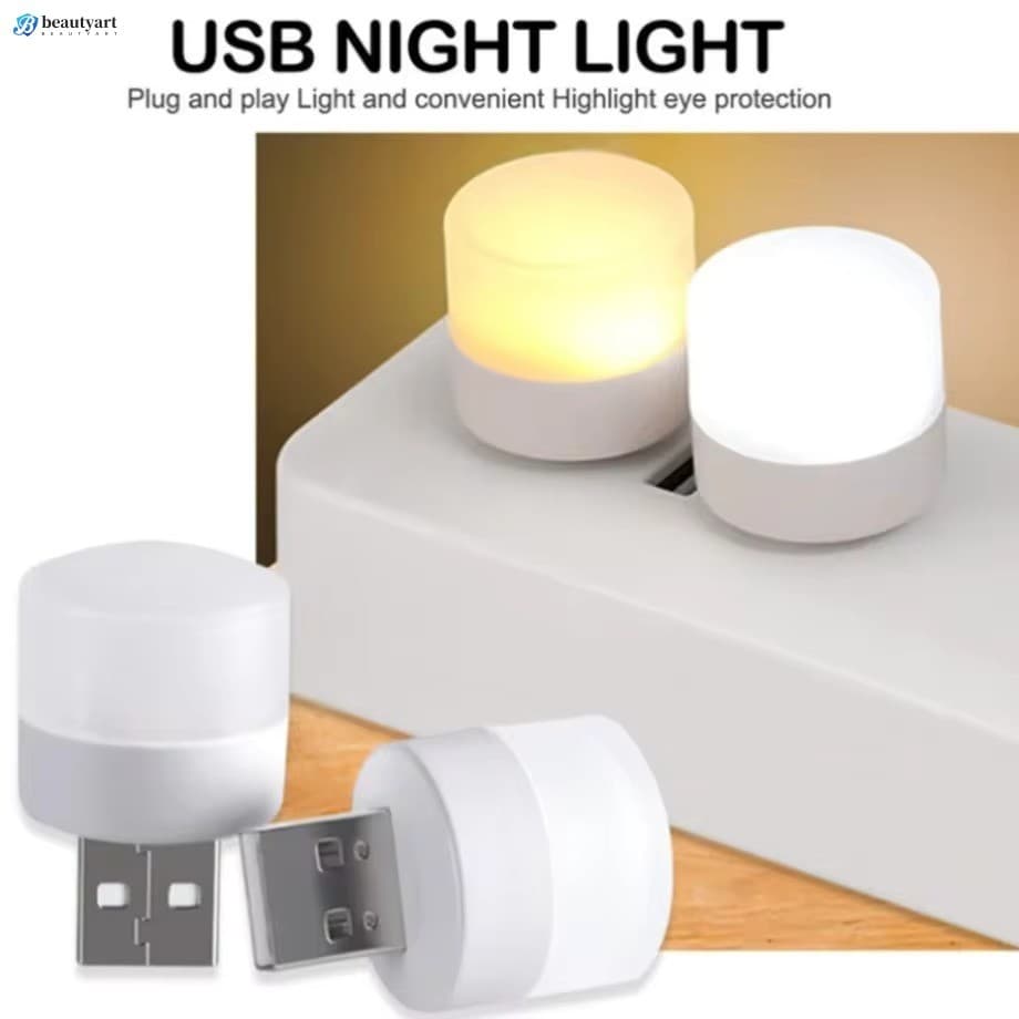 Mini Luz Noturna LED USB-Lâmpada Portátil Para Decoração De Quarto