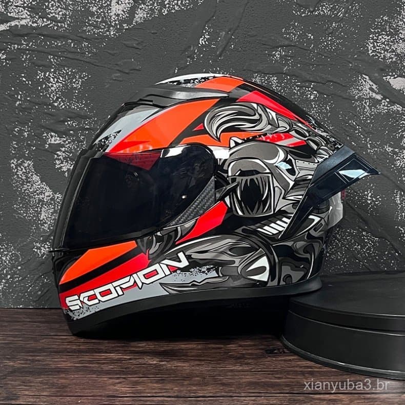 Capacete de motocicleta com abertura na parte traseira, modelo UBNR