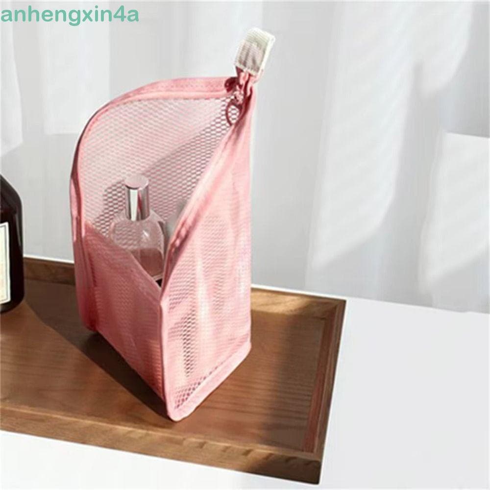 Bolsa Cosmética De PVC ANHENGXIN , De Higiene Para Escova De Dentes À Prova D'água Com Design Vertical , Pé