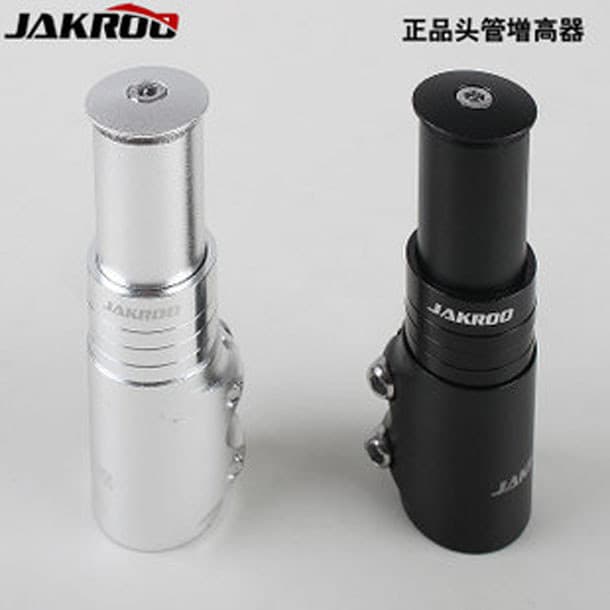 Jakroo jakroo Mountain Bike guiador suporte impulsionador bicicleta garfo dianteiro cabeça tubo impulsionador extensão e