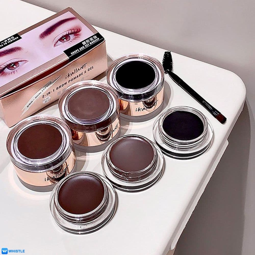 Gel para Sobrancelhas 2 em 1/Volume À prova d'água e resistente ao suor Gel para sobrancelhas que define os