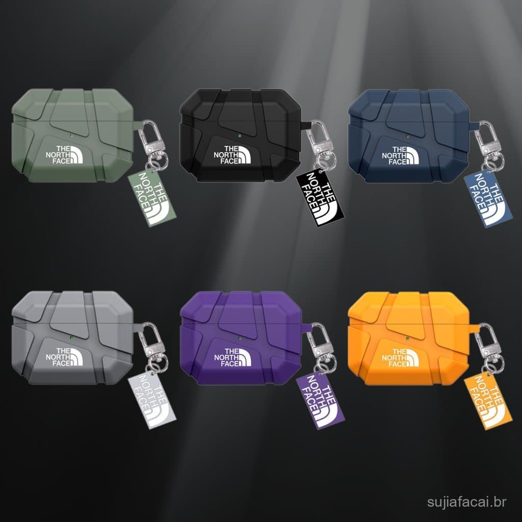 Mech Style North Soft Silicone Capa Shell Para AIRPODS 4 ANC PRO 1/2/3 Protetora