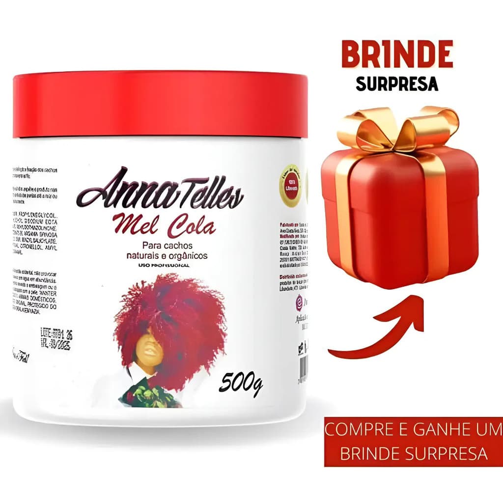 Mel Cola Anna Telles 500g Potente Ativador De Cachos