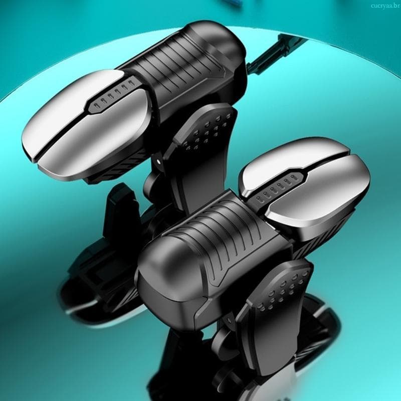 cucryaa Gatilhos Jogo Para Gamepad Joysticks Botão 6 Dedos Controlador