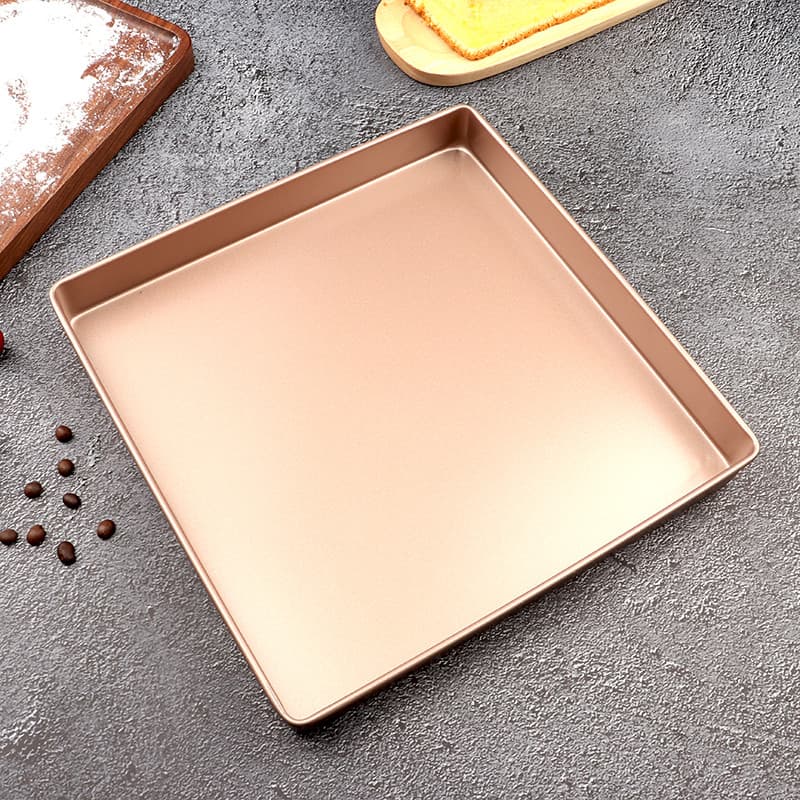 Molde de cozimento Macaron bolo rolo 28cm quadrado assadeira biscoito boca Nougat floco de neve molde crocante assadeira