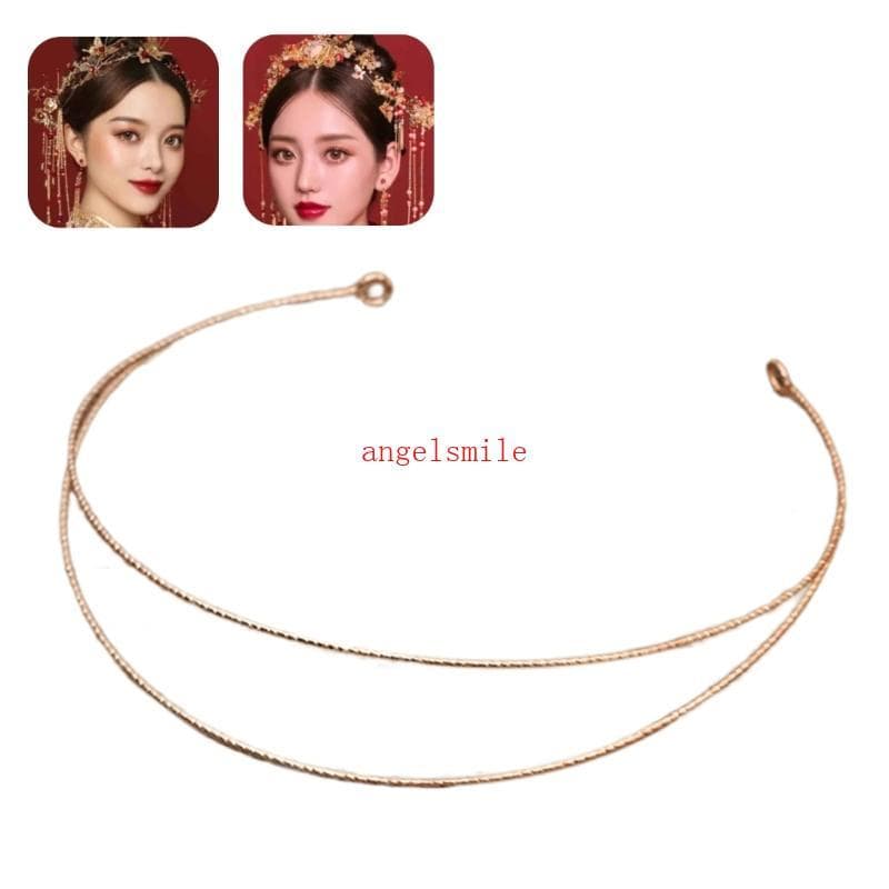 Metal Headbands Para Tiaras Base Branco Hairband Cabeça Bandas Noiva Coroa Casamento