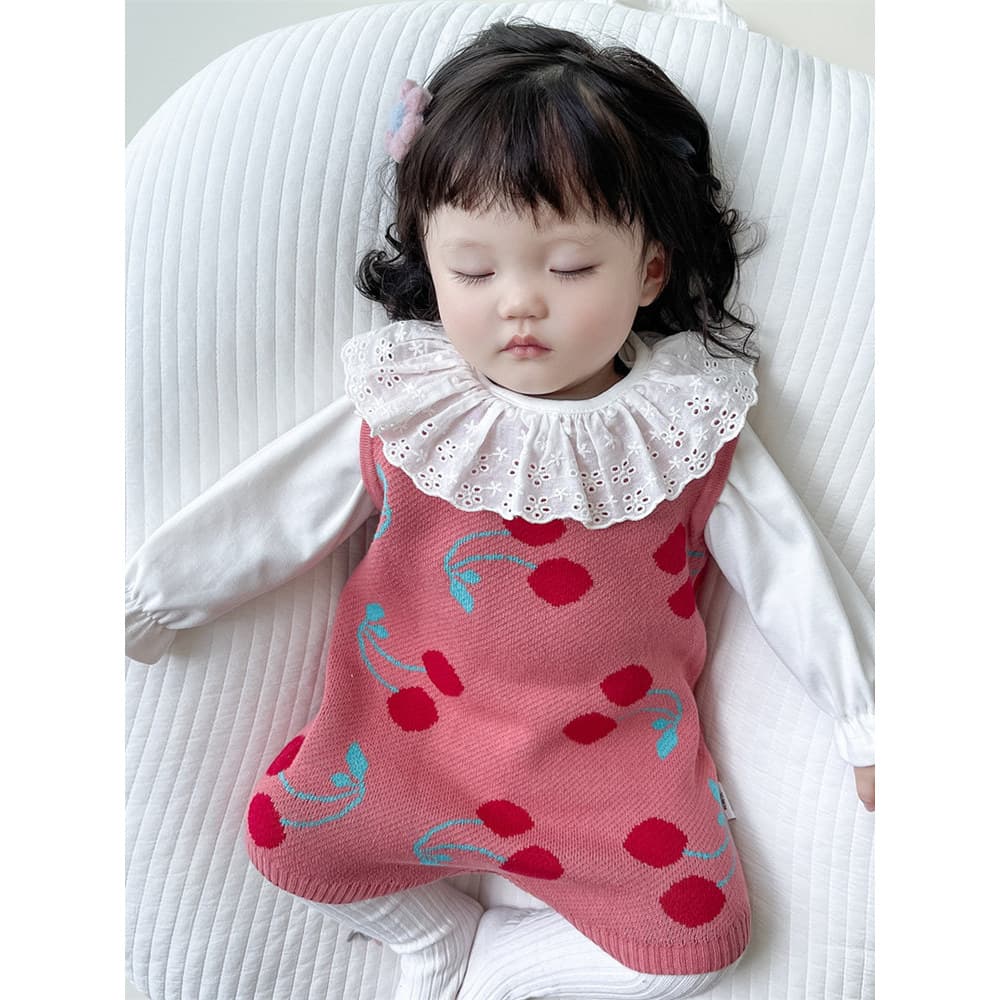 Bebê bebê Super bonito roupas de outono macacão bebê recém-nascido menina camisola de malha macacão mês cheio macacão do