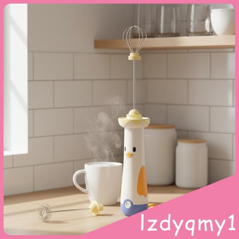 [Lzdyqmy1] Batedor De Massa De Desenho Animado Leite Multiuso Ferramenta De Cozinha Resistente À Ferrugem Para Cafeteria