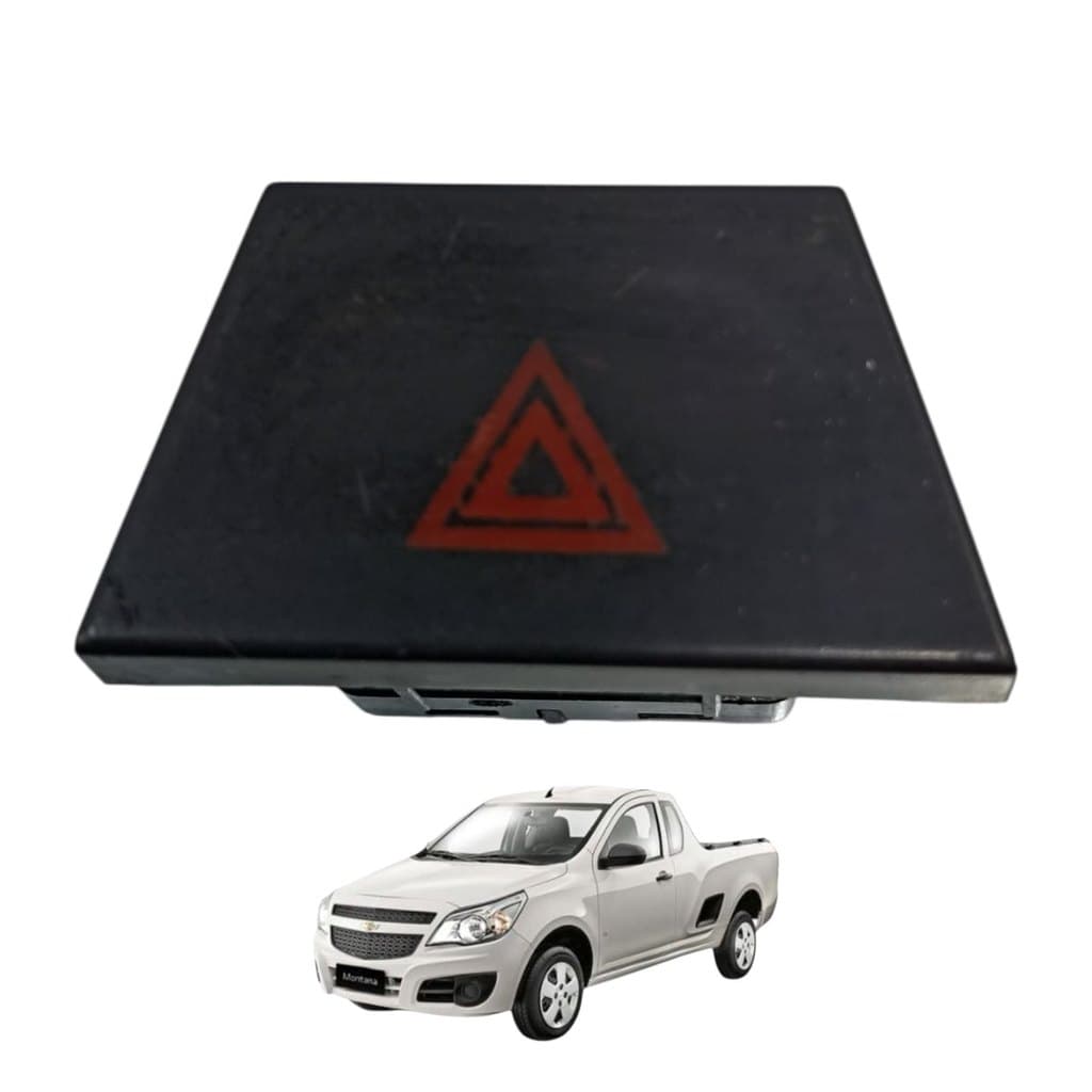 Botao interruptor pisca alerta gm montana agile ls 2014 2015