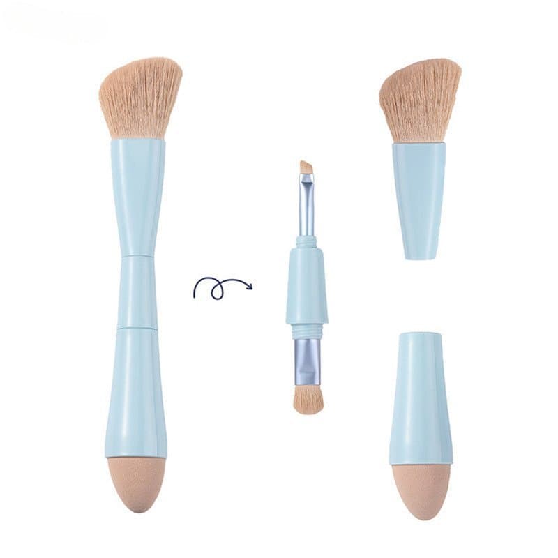[Dhiint] Travel Portable Multitasker Beauty Tools Maquiagem Pincéis Destacáveis Conjunto De Em
