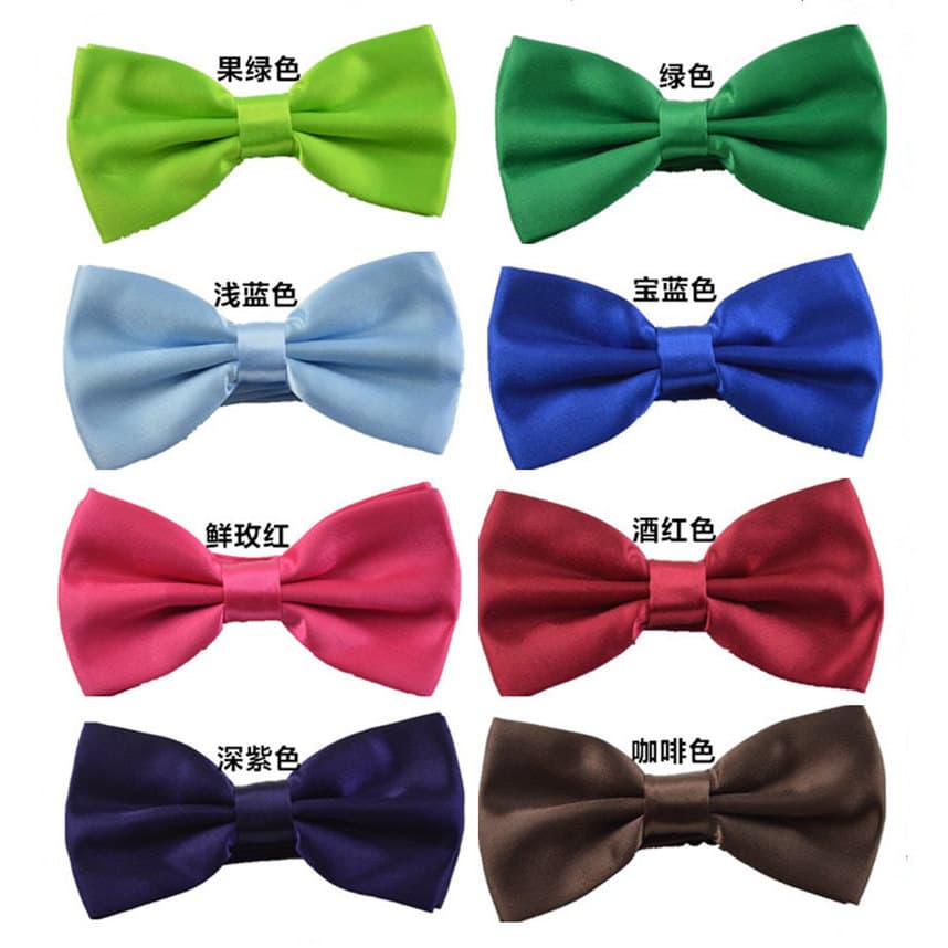 Gravata borboleta masculina, gravata borboleta, moda masculina, vestido Formal britânico, casamento, cor sólida, gravata